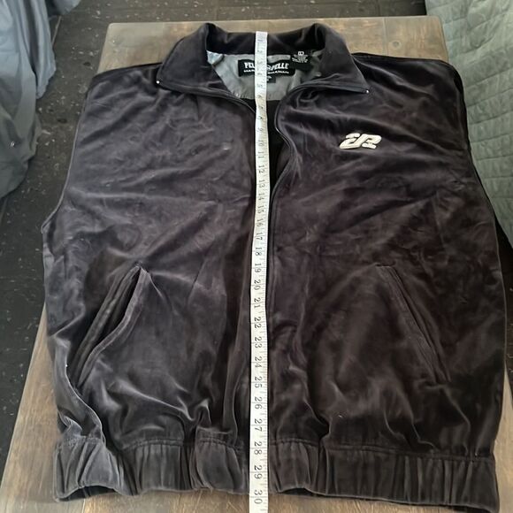 Pelle Pelle  marc buchanan velour tracksuit jacket Sz-Large - Picture 7 of 11